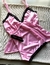 Pijama saten rosa