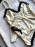 Pijama saten crema