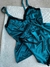 Pijama saten petroleo
