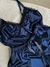 Pijama saten azul en internet