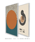 Imagem do Conjunto 2 Quadros Decorativos Bauhaus Circulo Marrom & Neutral