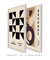 Conjunto 2 Quadros Decorativos Bauhaus Forma Marrom & Triangular