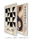 Conjunto 2 Quadros Decorativos Bauhaus Forma Marrom & Triangular na internet