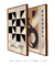 Conjunto 2 Quadros Decorativos Bauhaus Forma Marrom & Triangular na internet