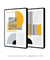 Conjunto 2 Quadros Decorativos Bauhaus Linhas Meio Circulo 3 e 4 na internet