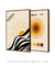 Conjunto 2 Quadros Decorativos Bauhaus Sol e Cores - comprar online