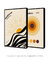 Conjunto 2 Quadros Decorativos Bauhaus Sol e Cores na internet