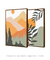 Conjunto 2 Quadros Decorativos Decorativos Boho Tons Suaves - comprar online