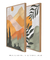 Conjunto 2 Quadros Decorativos Decorativos Boho Tons Suaves