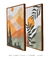 Conjunto 2 Quadros Decorativos Decorativos Boho Tons Suaves na internet