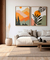 Conjunto 2 Quadros Decorativos Decorativos Boho Tons Suaves
