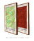 Conjunto 2 Quadros Decorativos William Morris Verde Classic 1 & Quente e Dinâmico 1 na internet