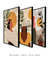 Conjunto 3 Quadros Decorativos Boho Banho de Sol - Tons de Casa - Quadros Decorativos