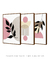 Conjunto 3 Quadros Decorativos Boho Performace - comprar online