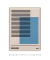 Imagem do Quadro Decorativo Bauhaus Azul com Linhas.