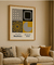 Quadro Decorativo Bauhaus Formas e Traços com Pontos
