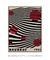 Quadro Decorativo Bauhaus Linhas e Ponto Vermelho 2 - comprar online