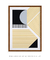 Quadro Decorativo Bauhaus Linhas Meio Circulo 2 - comprar online