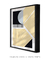 Quadro Decorativo Bauhaus Linhas Meio Circulo 2 - loja online