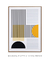 Quadro Decorativo Bauhaus Linhas Meio Circulo 4 na internet