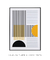 Quadro Decorativo Bauhaus Linhas Meio Circulo 4 - loja online