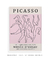 Quadro Decorativo Picasso Harmonia da Dança em Tons Rosa