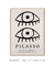 Quadro Decorativo Picasso Olhos Vibrantes
