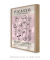 Quadro Decorativo Picasso Varias Faces em Tons Rosa