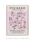 Imagem do Quadro Decorativo Picasso Varias Faces em Tons Rosa