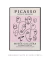 Quadro Decorativo Picasso Varias Faces em Tons Rosa - Tons de Casa - Quadros Decorativos