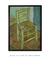 Quadro Decorativo Van Gogh A cadeira de Van Gogh com cachimbo 1888 - loja online