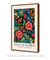 Quadro Decorativo William Morris Cores Vibrantes com Azuis 1 - comprar online