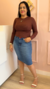 Saia Jeans Mariana