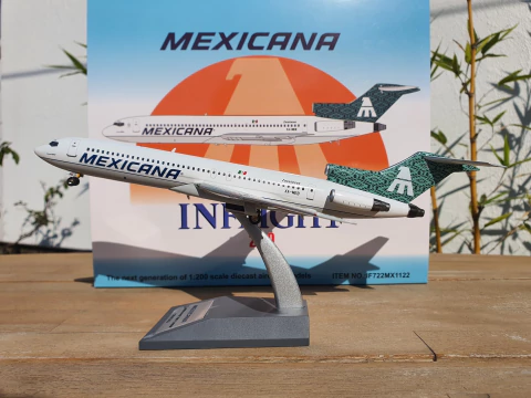 MEXICANA BOEING 727-200 "ZACATECAS" 1:200 INFLIGHT200 IF722MX1122