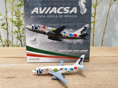 AVIACSA BOEING 737-200 "15 ANIVERSARIO" XA-NAK 1:400 EL AVIADOR MODELS - comprar en línea