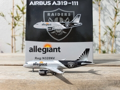 ALLEGIANT AIRBUS A319 "LAS VEGAS RAIDERS" N328NV 1:400 PANDA MODELS