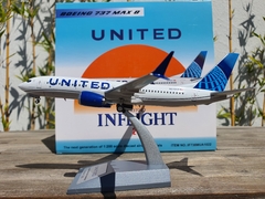 UNITED BOEING 737 MAX8 1:200 INFLIGHT200 "PINTURA DAÑADA"