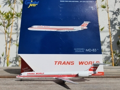 TWA MCDONNELL DOUGLAS MD-80 1:400 GEMINI JETS