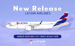 LATAM AIRBUS A320NEO 1:200 EL AVIADOR MODELS *PREVENTA*