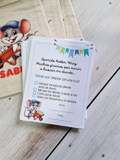 Souvenir Kit Ratón Perez - Dulce o Truco Gráfica