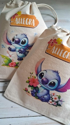 Souvenir Bolsita de lienzo estampada - comprar online