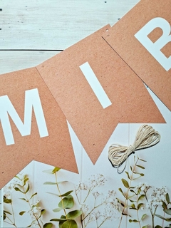 Banderín Mi Comunión/ Mi Bautismo Kraft - comprar online