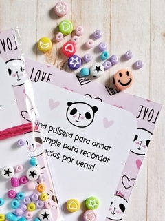 Souvenir pulsera para armar - Dulce o Truco Gráfica