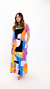 CONJUNTO DE BLUSA E SAIA SHEILA ESTAMPADO