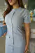 2316 - VESTIDO MID PT - CINZA - Delicatê Jeans