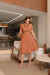 2479 - VESTIDO MID - CARAMELO - Delicatê Jeans