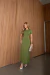 8033 - VESTIDO MALHA - VERDE - Delicatê Jeans