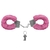 Algema de Metal Pelúcia Rosa
