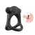 Anel Peniano duplo com vibrador Preto - comprar online