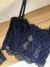 Conjunto em Renda sem Bojo Azul Marinho